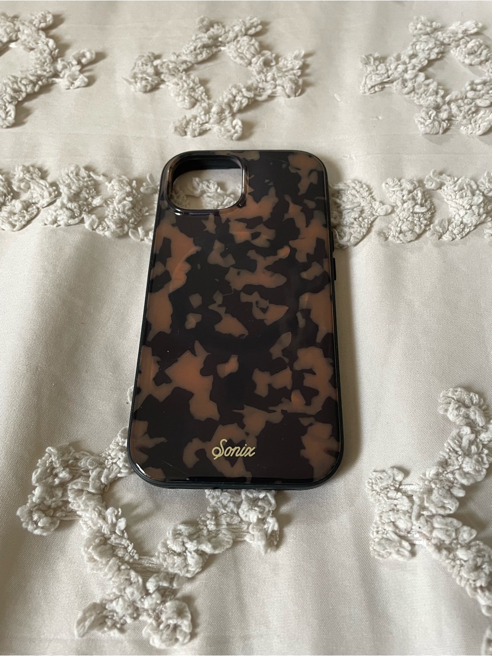 Sonix Black and Brown Tortoiseshell iPhone Case